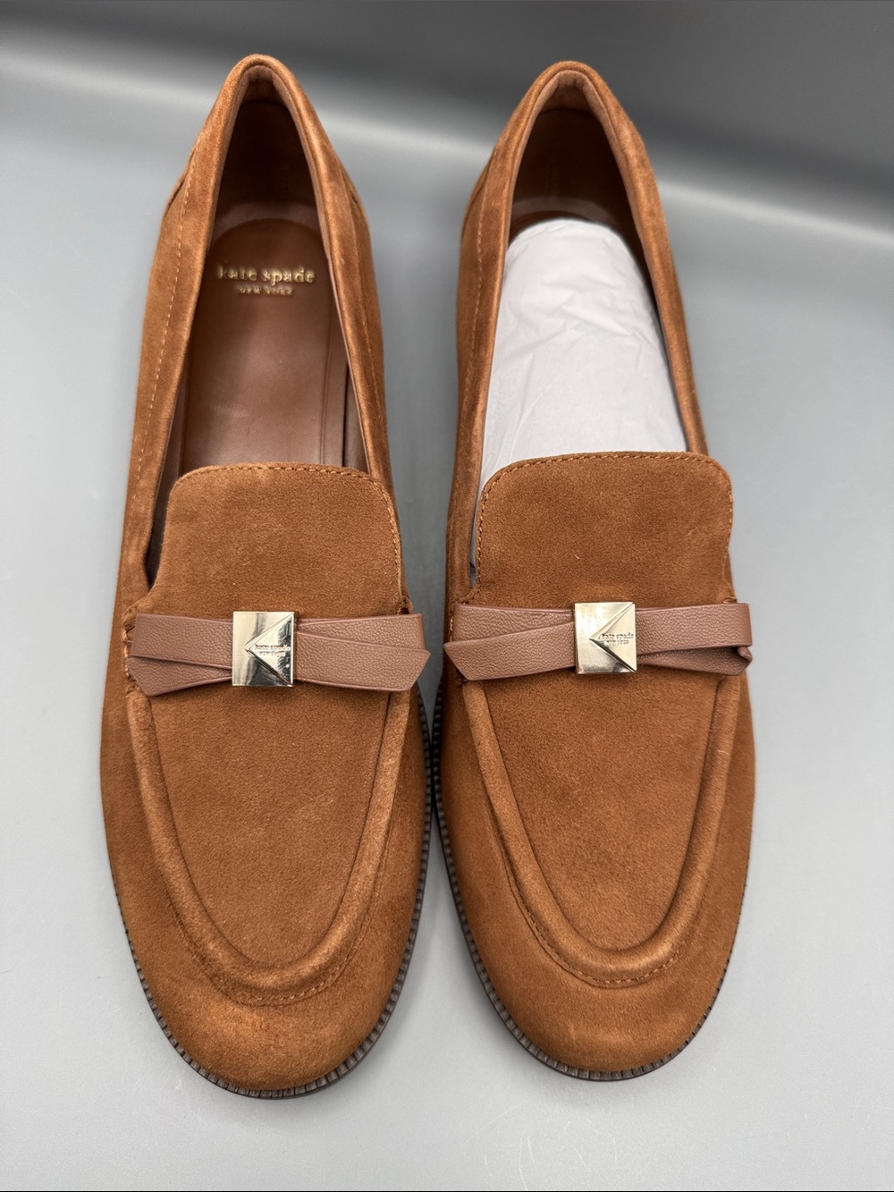 Kate Spade Deco Bow Loafers - Picture 2 of 4